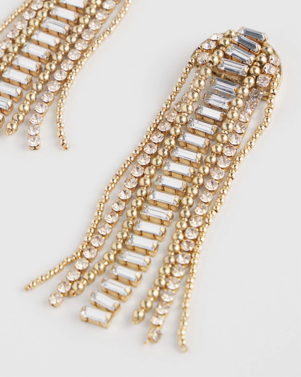 No Droop® Cascading Crystal Earrings | Chico's